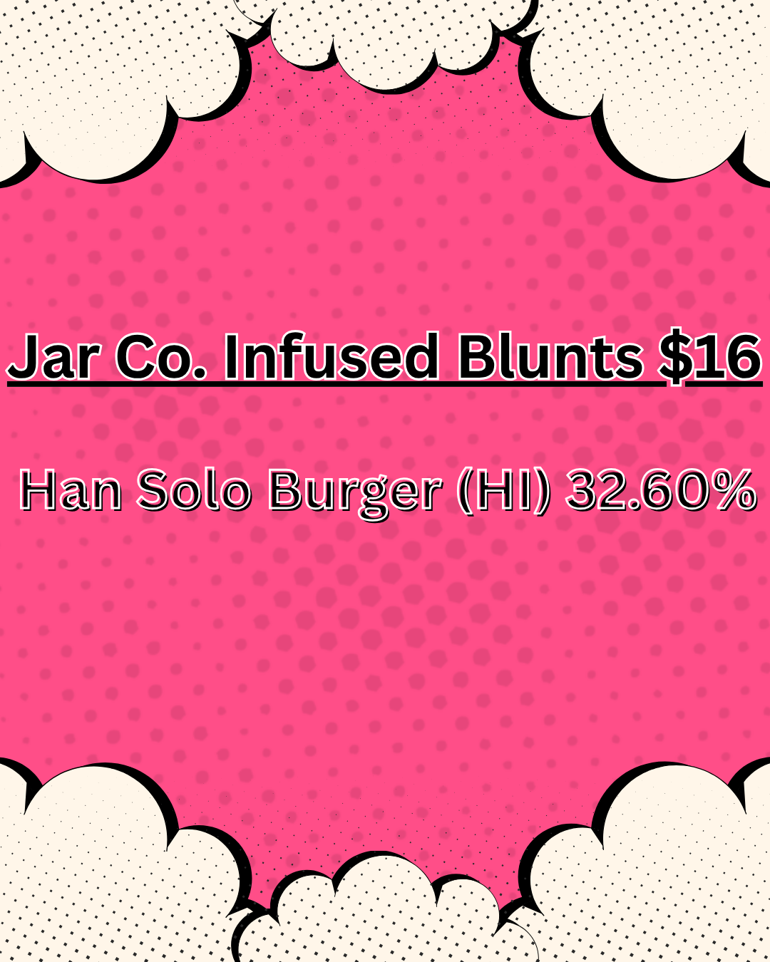 Jar Co. infused blunts, $16